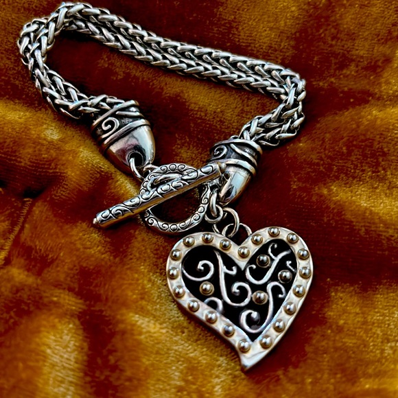 Brighton matching two-tone bracelet and necklace - Picture 3 of 3